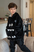 Snuggs Kids Blanket Hoodie Black Monster